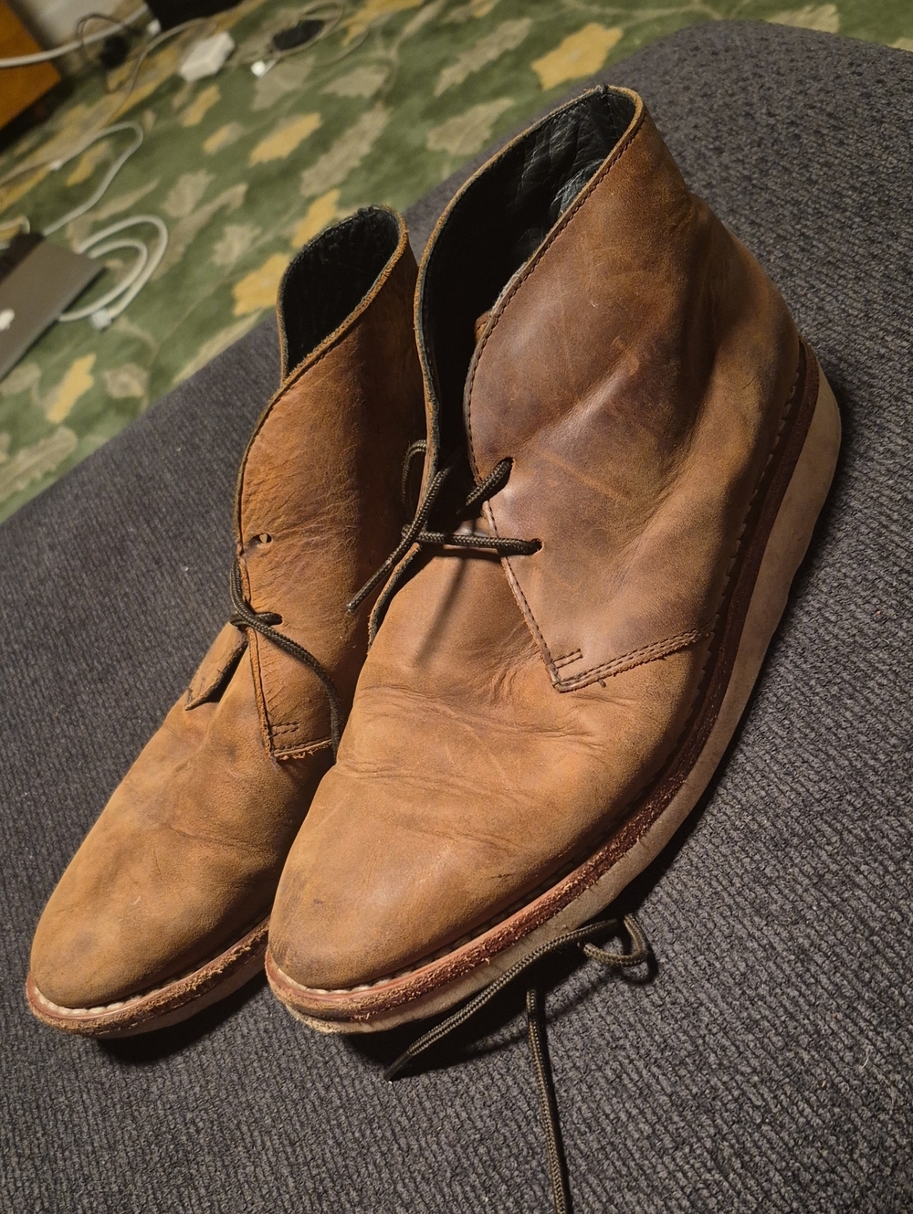 Thursday Boot Company Tan/Brown Leather Chukka Boots